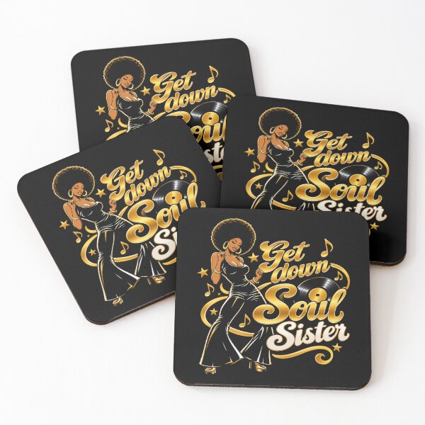 Item preview, Get Down Soul Sister – Retro Soul Design designed and sold by mygiftideas.