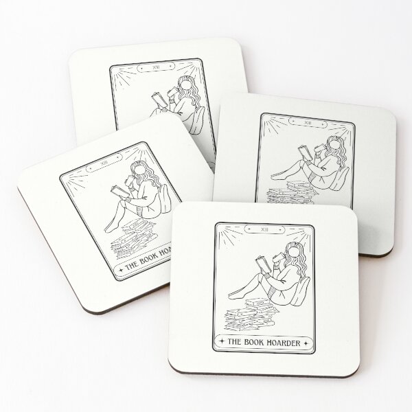 Item preview, The Book Hoarder Tarot Card - Book Lover designed and sold by ZenReiArt.