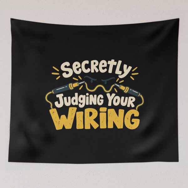Item preview, Secretly Judging Your Wiring - Wiring Inspector Electrician Humor designed and sold by AMICO77.