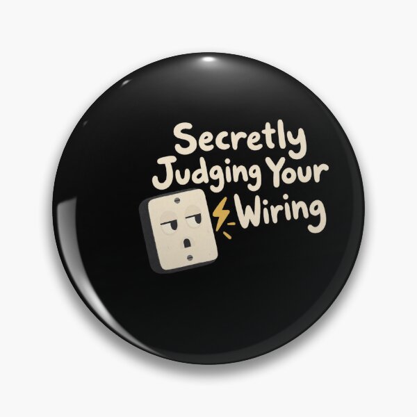Item preview, Secretly Judging Your Wiring - Socket Side Eye Shirt designed and sold by AMICO77.