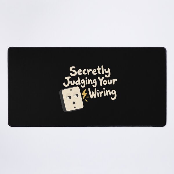 Item preview, Secretly Judging Your Wiring - Socket Side Eye Shirt designed and sold by AMICO77.