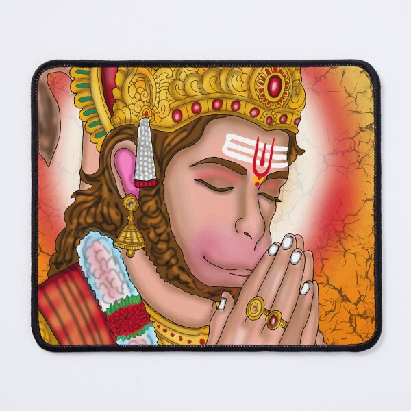 Item preview, Lord Hanuman Digital Drawing | Hindu Deity Spiritual Artwork designed and sold by Harshit_Digital_Arts.