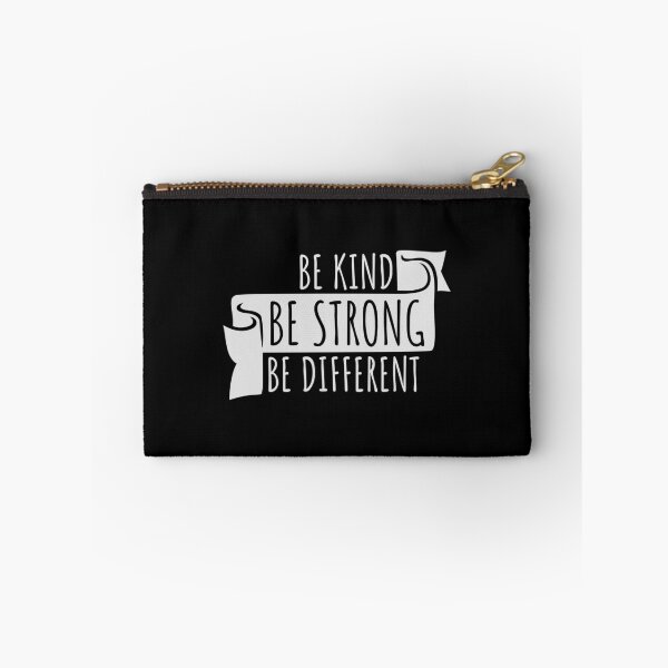 Item preview, Be Kind Be Strong Be Different Quote Logo Text designed and sold by shirt-o-mat.