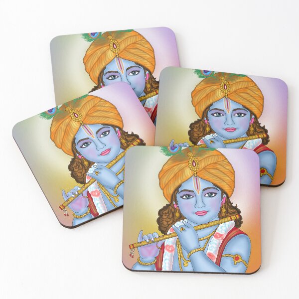 Item preview, Lord Krishna Digital Drawing | Hindu Deity Illustration designed and sold by Harshit_Digital_Arts.