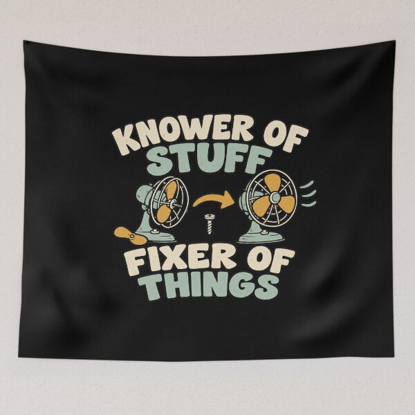 Item preview, Knower of Stuff Fixer of Things - Repair Route Diagram designed and sold by AMICO77.