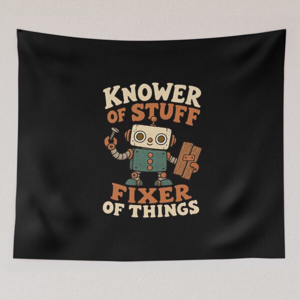 Item preview, Knower of Stuff Fixer of Things - The Clever Workshop Robot designed and sold by AMICO77.
