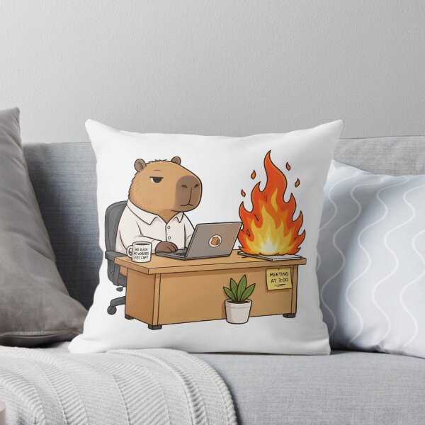 Item preview, Away from keyboard (Screaming into a pillow) designed and sold by Greky.