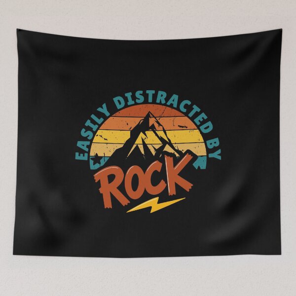 Item preview, Easily Distracted By Rocks - Vintage Sunset designed and sold by Dondonmart.