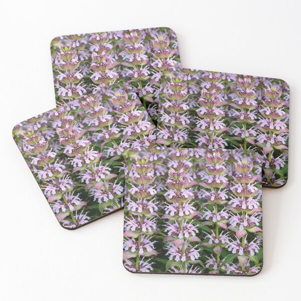 Item preview, Horsemint Across the Canvas — Pink Lavender Spotted Blooms designed and sold by Stevercortinas.