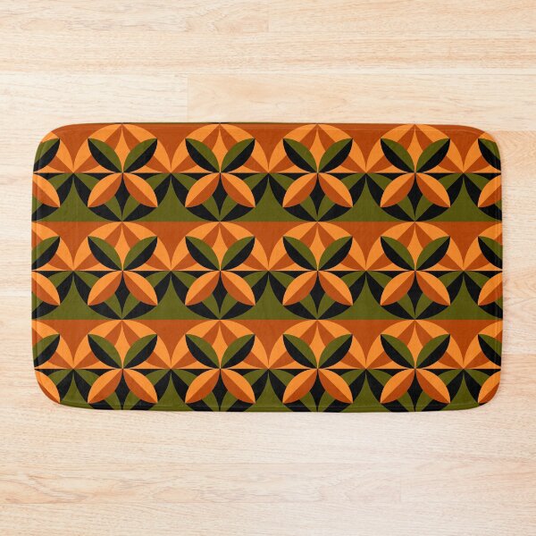 Item preview, Orange And Green Mid-Century Modern Pattern designed and sold by DEC02.