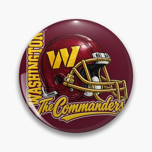 Artikelvorschau, Washington Commanders NFL Footballhelm-Logo Redskins entworfen und verkauft von Graphix Nation.