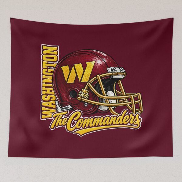 Aperçu de l'œuvre Logo du casque de football américain des Washington Commanders (NFL) créée et vendue par Graphix Nation.