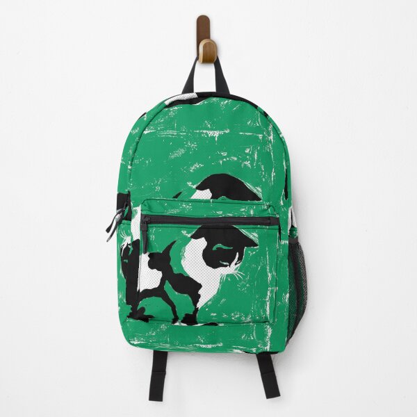 Item preview, Black and White Cat on Green Halftone designed and sold by Fani*.
