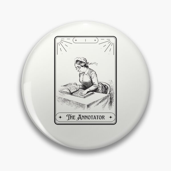 Item preview, The Annotator Tarot Card - Annotating Reader designed and sold by ZenReiArt.