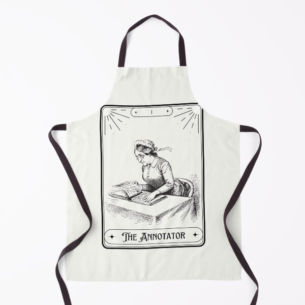 Item preview, The Annotator Tarot Card - Annotating Reader designed and sold by ZenReiArt.