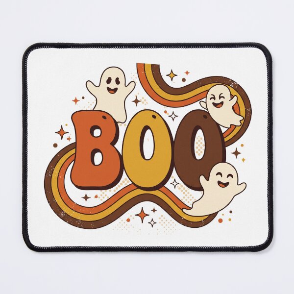 Item preview, Groovy Boo 70s Retro Halloween Ghosts Vintage Rainbow Art designed and sold by Pixele.
