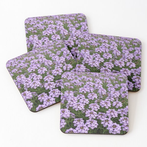 Item preview, Prairie Verbena Across the Canvas — Soft Purple Blooms Close Together designed and sold by Stevercortinas.