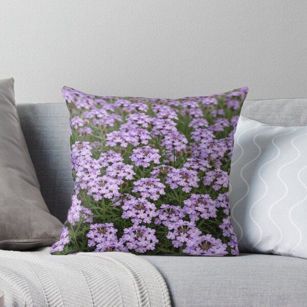 Item preview, Prairie Verbena Across the Canvas — Soft Purple Blooms Close Together designed and sold by Stevercortinas.