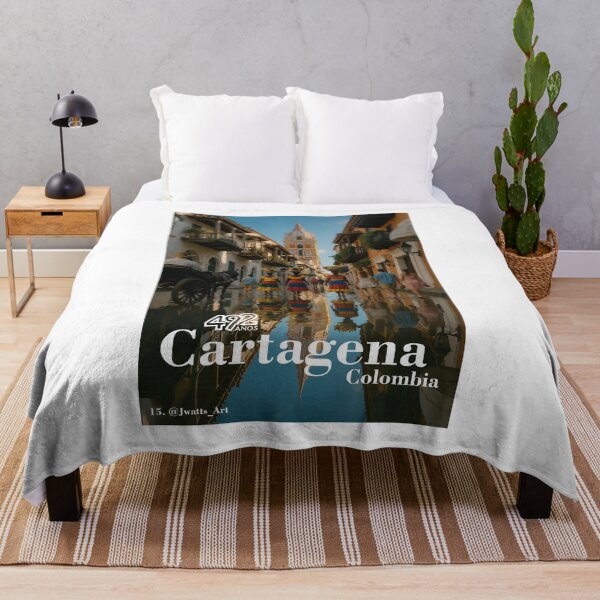 Item preview, Colonial Street with Cathedral View, Cartagena designed and sold by @jwatts_Art.
