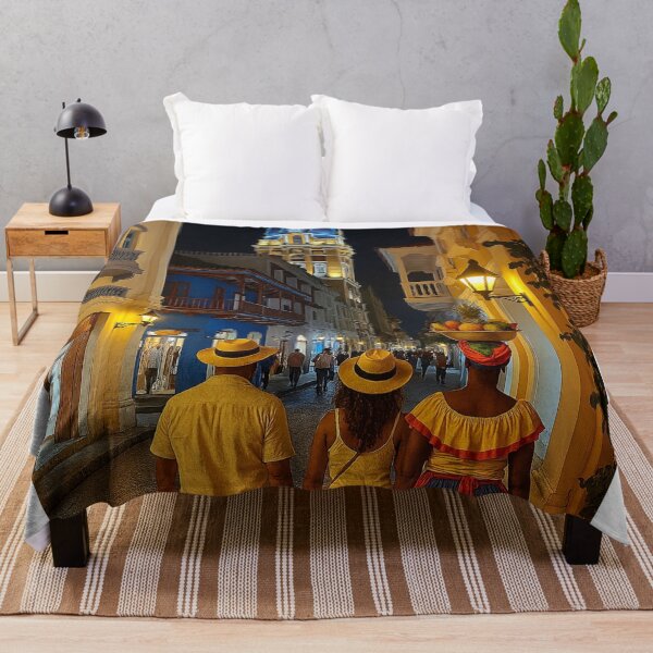 Item preview, Santos de Piedra Street at Night, Cartagena designed and sold by @jwatts_Art.