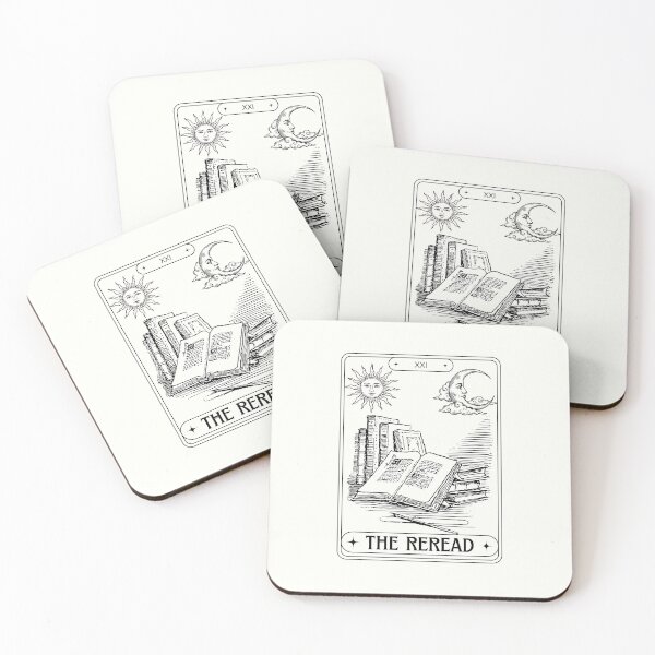 Item preview, The Reread Tarot Card - Comfort Book Lover designed and sold by ZenReiArt.