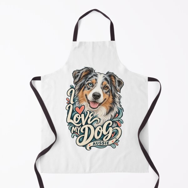 Item preview, I Love My Aussie - Painterly Portrait designed and sold by Mystik-Media.