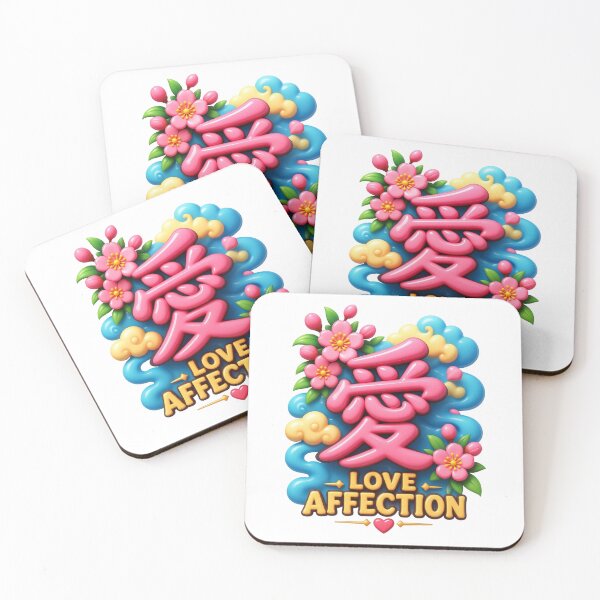 Item preview, Love Kanji Sakura 3D Pop Art – Japanese Kawaii Cloud Design designed and sold by  Miyabi Tonaegoto Art.