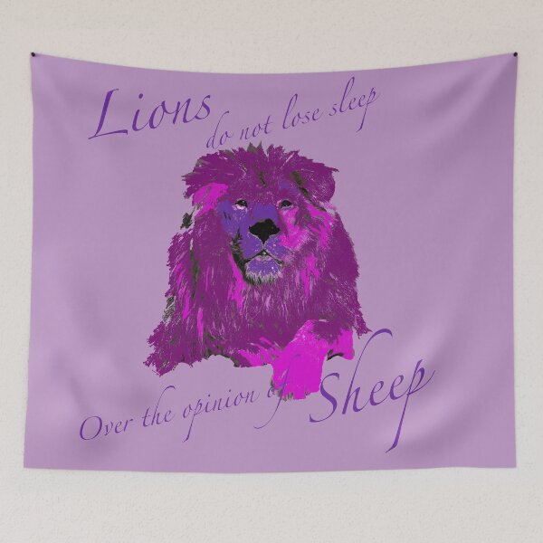 Item preview, Lions Do Not Lose Sleep designed and sold by StormysSeas.