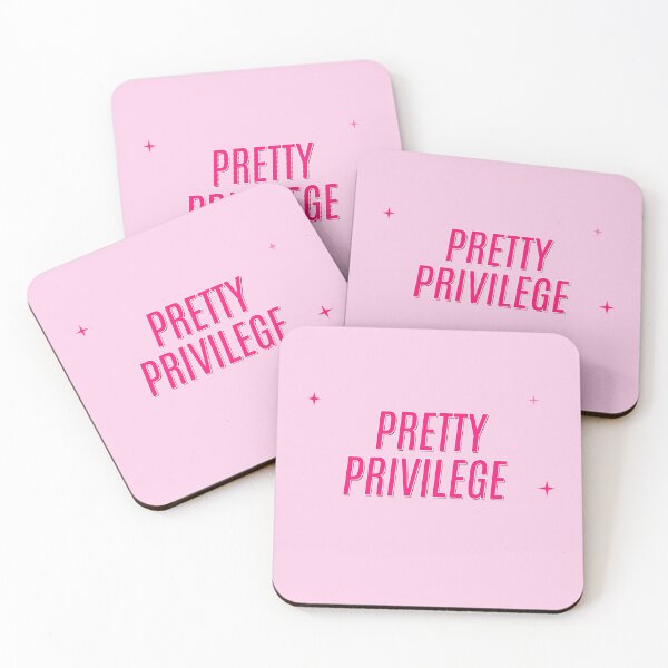 Item preview, Pretty Privilege Y2K Hot Pink Statement Baby Tee Aesthetic designed and sold by Sunset Press Studio.