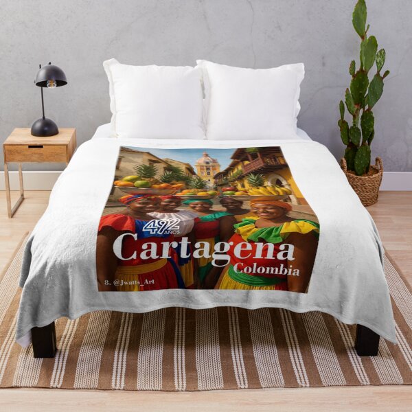 Item preview, Palenqueras of Cartagena with Tropical Fruit designed and sold by  @jwatts_Art.