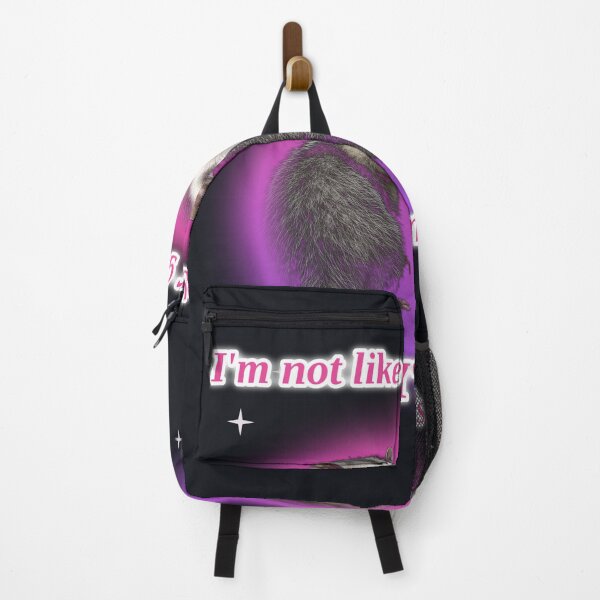 Item preview, I'm not like other girls, I'm feral possum word art designed and sold by Sunset Press Studio.