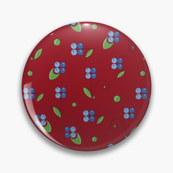 Item preview, Berry floral christmas pattern designed and sold by Charo Debarnot.