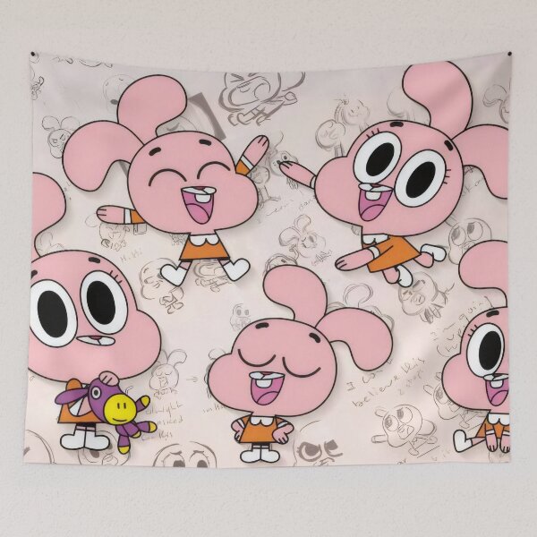 Item preview, Cute Pink Bunny Character Expressions - Retro Model Sheet Sketch Poster designed and sold by Billy Morfo™.