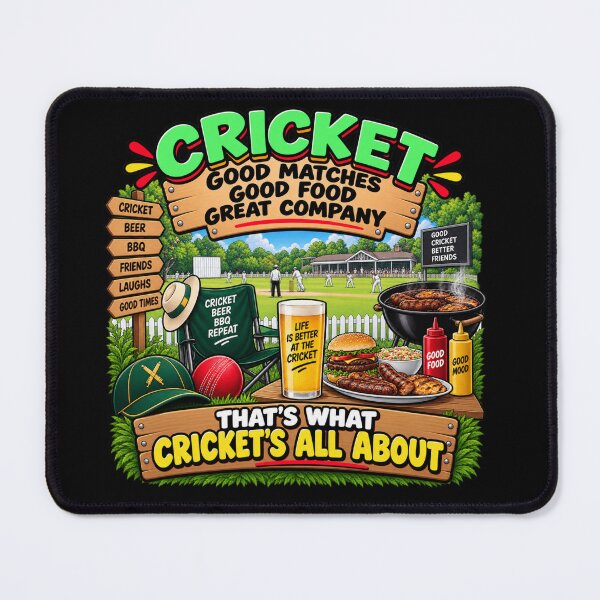 Item preview, Funny Cricket BBQ Gift – That’s What Cricket’s All About designed and sold by mygiftideas.