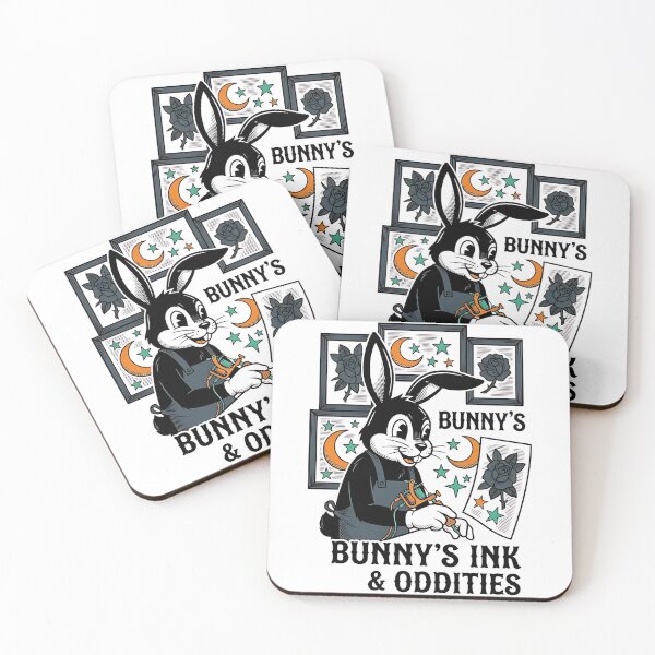 Item preview, Black Rabbit Tattoo Artist designed and sold by PictoVibe.