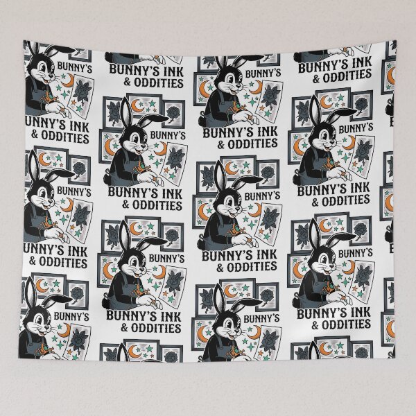 Item preview, Black Rabbit Tattoo Artist designed and sold by PictoVibe.