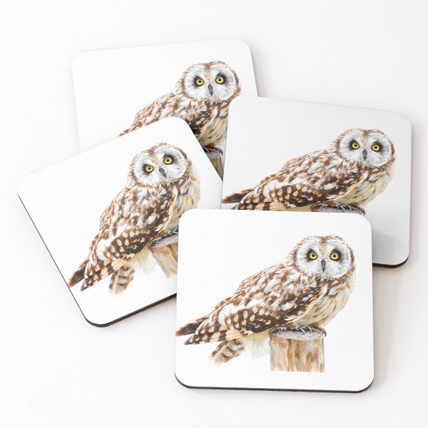 Item preview, Short-eared Owl (Asio flammeus) designed and sold by HOMETOWN86.