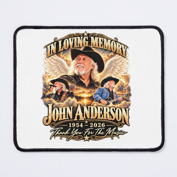Item preview, John-Anderson RIP 1954-2026 Country Music designed and sold by Kyrakita-art.