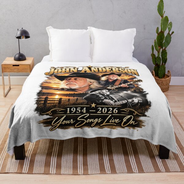 Item preview, John-Anderson RIP 1954-2026 Country Music designed and sold by Kyrakita-art.