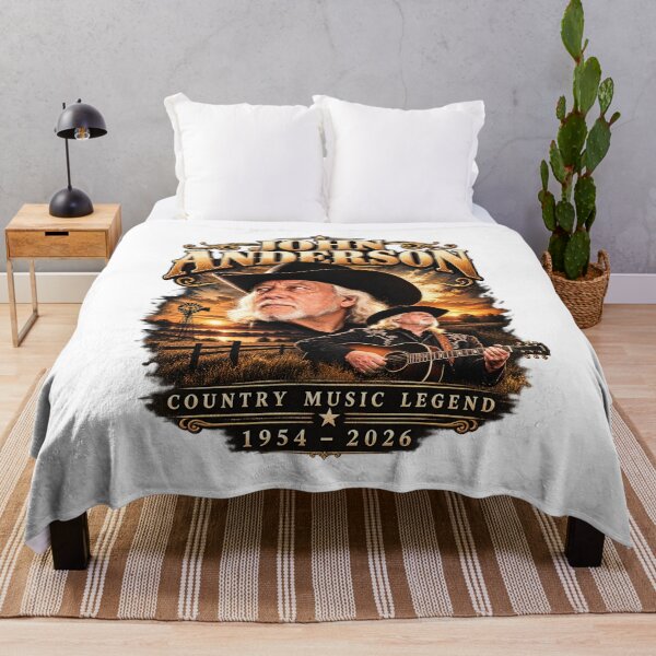 Item preview, John-Anderson RIP 1954-2026 Country Music designed and sold by Kyrakita-art.