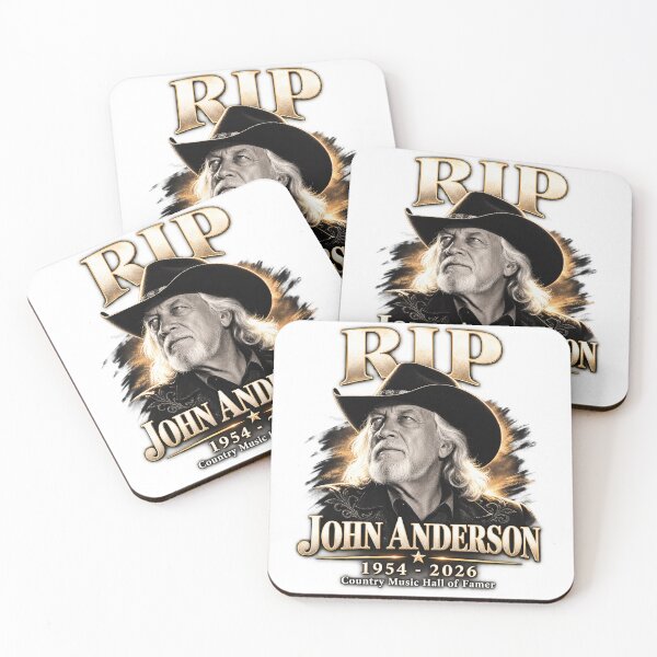 Item preview,  John-Anderson RIP 1954-2026 Country Music designed and sold by Kyrakita-art.