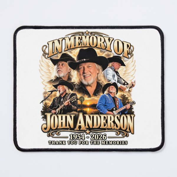 Item preview, John-Anderson RIP 1954-2026 Country Music designed and sold by Kyrakita-art.