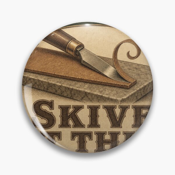 Item preview, Skive It Thin Leatherwork Gift designed and sold by BoosterShop.