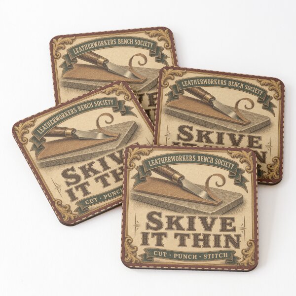 Item preview, Skive It Thin Leatherwork Gift designed and sold by BoosterShop.