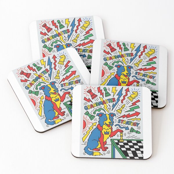 Item preview, Border Collie Chess Master designed and sold by PictoVibe.