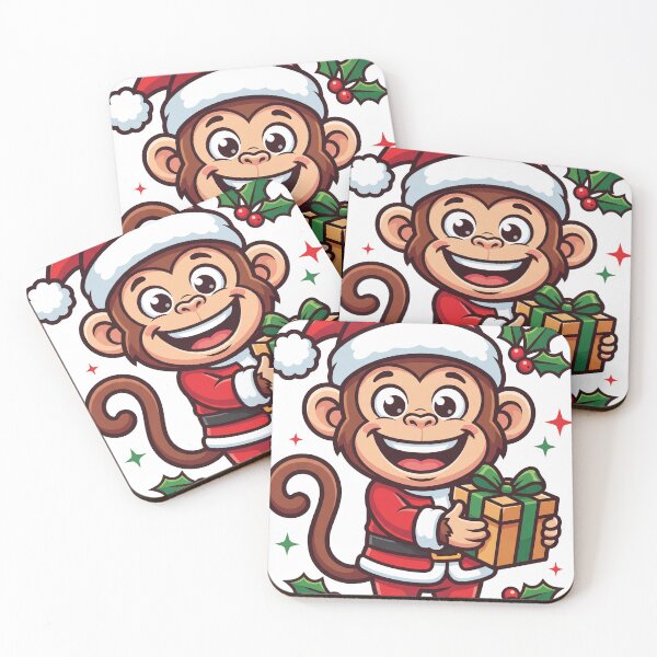 Item preview, Monkey Santa Claus designed and sold by FerdiEverywhere.