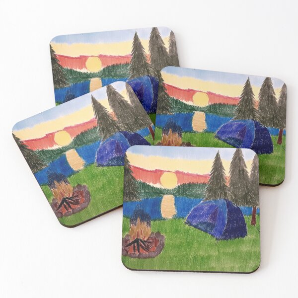 Item preview, Camping by the Lake designed and sold by CarletonGallery.