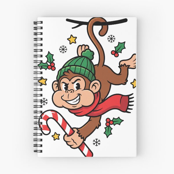 Item preview, Monkey with a Candy Cane designed and sold by FerdiEverywhere.