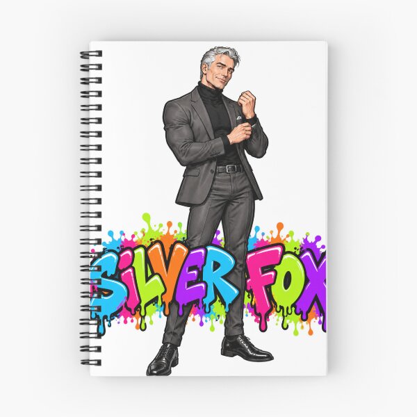 Item preview, Silver Fox Gay Graffiti Man Illustration v2 designed and sold by Daddy Issues Art Co.