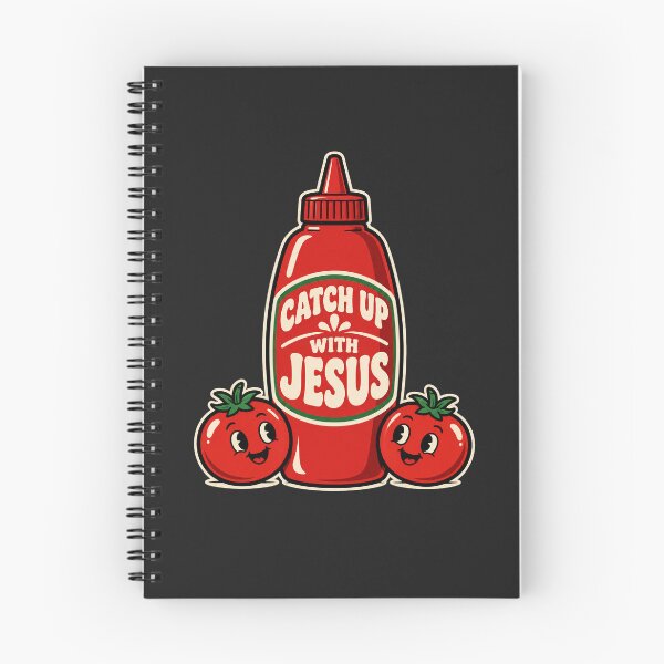 Item preview, Catch Up with Jesus – Ketchup and Tomatoes designed and sold by Quirky Cotton Collective.